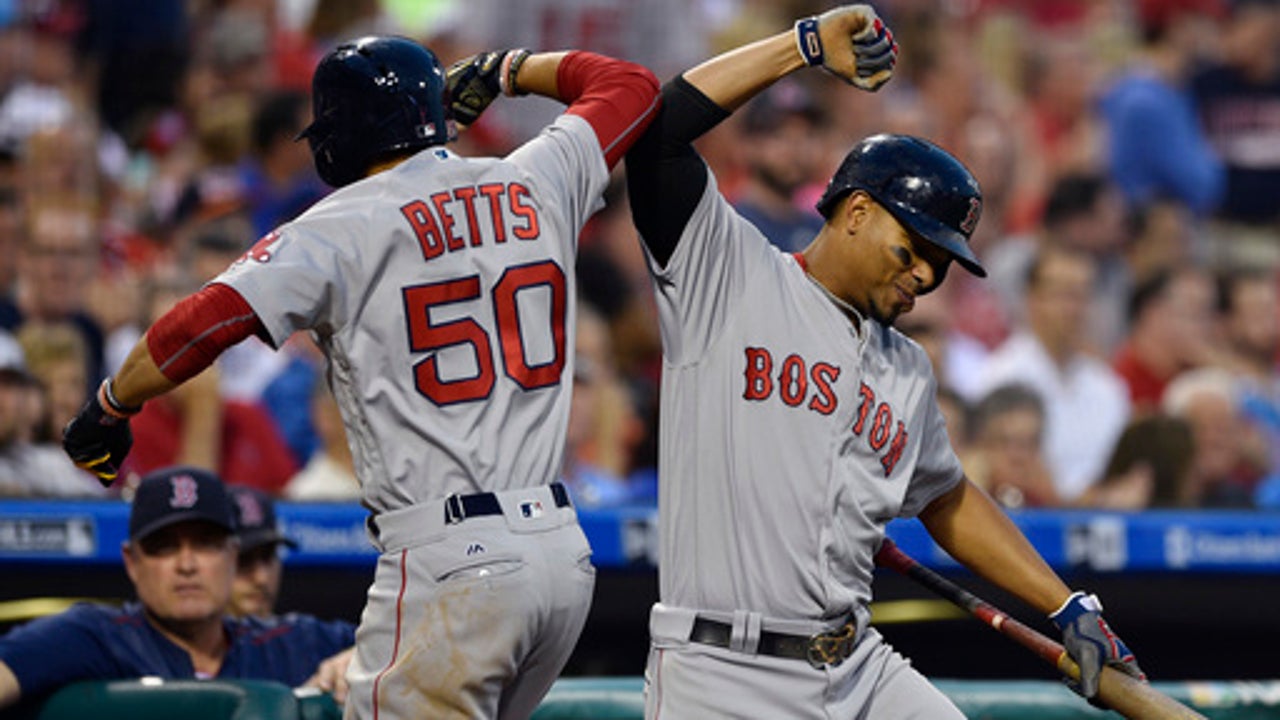 Betts homers twice to lift Red Sox over Phillies 7-3 (Jun 14, 2017)